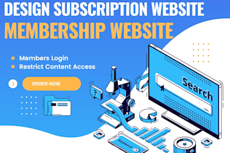 design subscription website for business