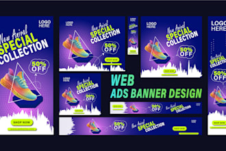 design web banners, website banner ads