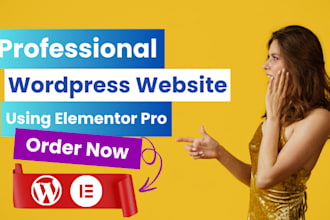 create your wordpress website using astra theme and elementor pro