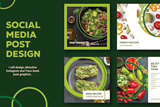design attractive social media posts and advertising