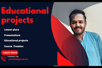 create all types of educational projects and presentation