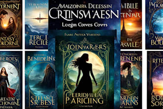 design horror, mystery, sci fi, and fantasy book covers