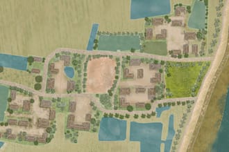do architectural masterplan, site plan, elevation rendering