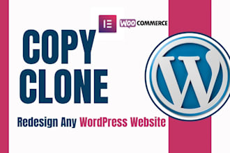 design redesign build duplicate backup copy clone or revamp wordpress website