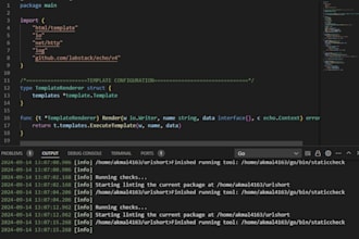 make websites, apps, or API services using golang