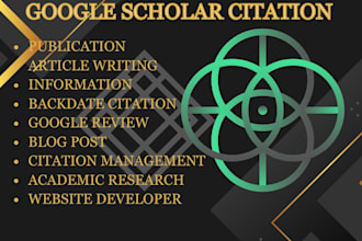 increase google scholar citation backdate research articles