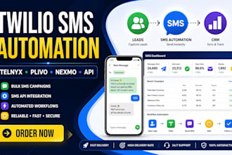 telnyx twilio sms marketing plivo nexmo bulk sms campaign automation integration