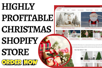design christmas shopify store black friday halloween store cyber monday website