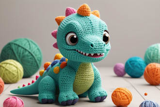write a detailed amigurumi crochet pattern with pictures for your online shop