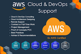 be your aws cloud, devops consultant, support engineer