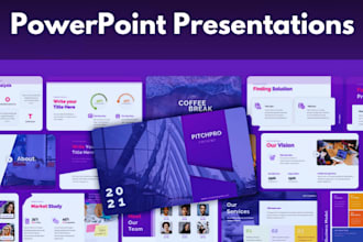 create branded powerpoint presentations and graphic designs