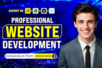 do website development, build custom website design as full stack web developer