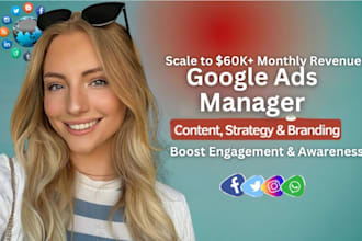 setup manage google ads adwords, PPC search campaign, shopify sales marketing