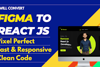 convert figma to react, figma to HTML, figma to tailwind css
