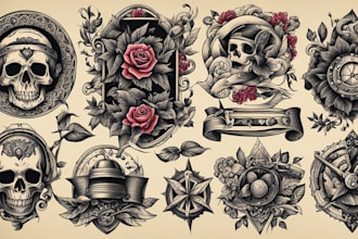 do traditional old school tattoo design