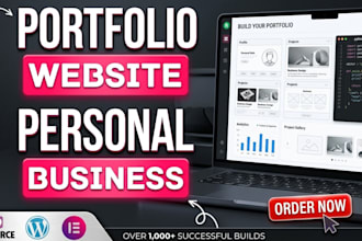 design a wordpress portfolio website