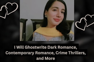 ghostwrite dark romance, contemporary romance, and more