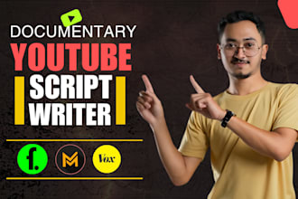 be your youtube true crime and documentary scriptwriter