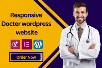 build professional docter ,dentist and healthcare website