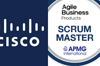 scrum master cisco and pspo certification support