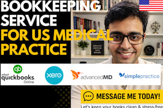 do medical practice bookkeeping in quckbooks online or xero