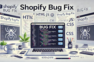 do shopify bug fix of any shopify theme