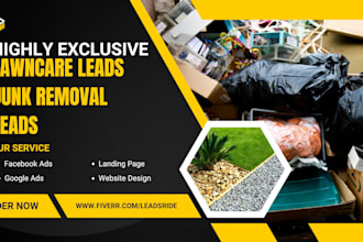 generate lawn care leads landscaping tree junk removal leads pest control leads
