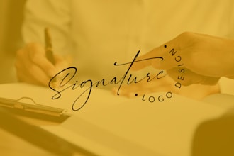 professional signature logo design