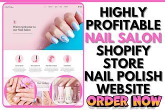 design nail salon store nail beauty website nail salon website nail dropshipping
