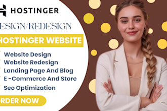 design hostinger website  design wordpress website redesign hostinger website