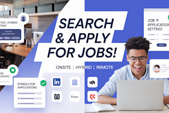 search and apply for remote, onsite and hybrid jobs on your behalf