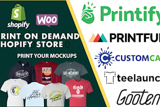 create print on demand shopify store based on your design