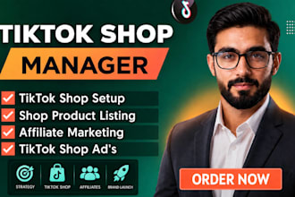 setup tik tok shop, manage tik tok shop and tiktok shop ads