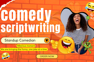 write hilarious comedy script, funny memes, love letter, jokes, screenplay