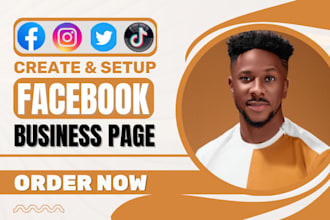 setup professional facebook business page, social media business pages setup