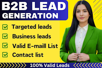 do b2b lead generation, contact list, linkedin leads, email finder