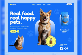 build dog walking website, pet grooming, pet sitting pet care website, pet store