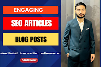 do SEO article writing, blog post writing, and content writing