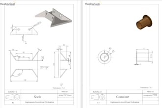 do mechanical drawing 2d