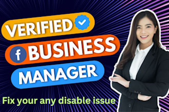 provide facebook business manager with profile or immortal bm within 1hr