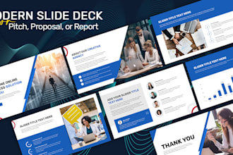 design professional powerpoint deck slides