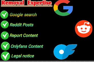 completely delete defaming,harassing, false articles under dmca