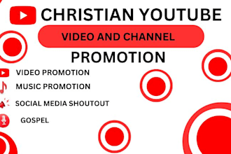 christian youtube promotion gospel music channel monetization