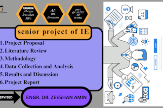 complete senior project and other projects of industrial engineering