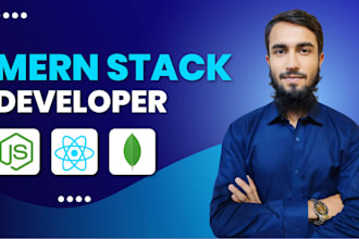 be your mern stack website developer with node react mongodb