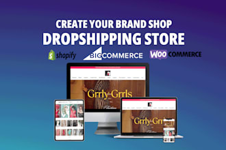 make a profitable dropshipping store with shopify store bigcommerce shop website