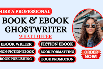 ghostwrite fiction and non fiction ebook writer romance ebook erotic short story