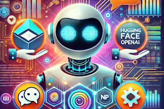 develop rag application using langchain, ollama autogen, huggingface and openapi