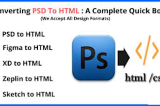 psd , figma to HTML