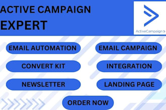 build your activecampaign automation, create landing page and sign up form